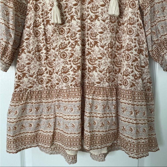 Pre Owned Cleobella ‘Rosy’ Mini Dress Tamil Block Print - Picture 9 of 10